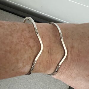 2/$14 silver tone bracelet